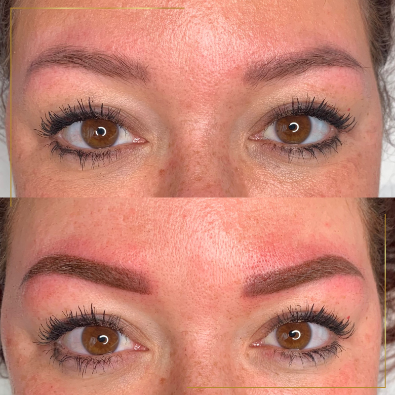ombre powder brows